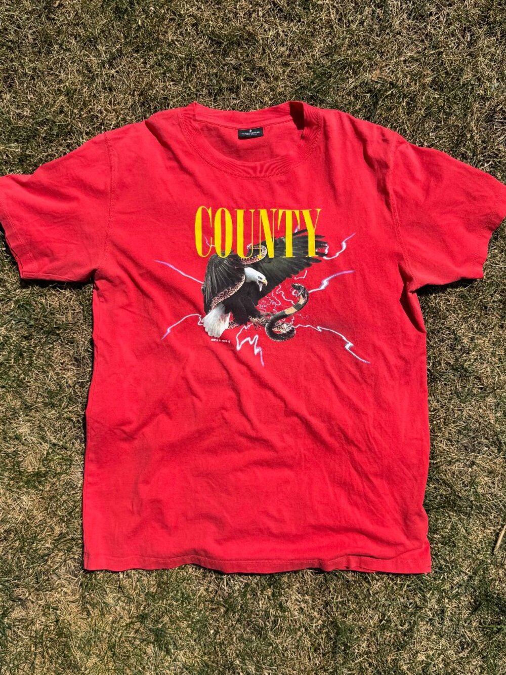 Marcelo Burlon County of Milan - Eagle Lightning Tee (Men's) - Red